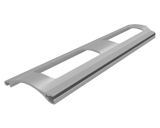 Одностенный экструдированный решетчатый алюминиевый профиль для жалюзи - роллет (рольставней)